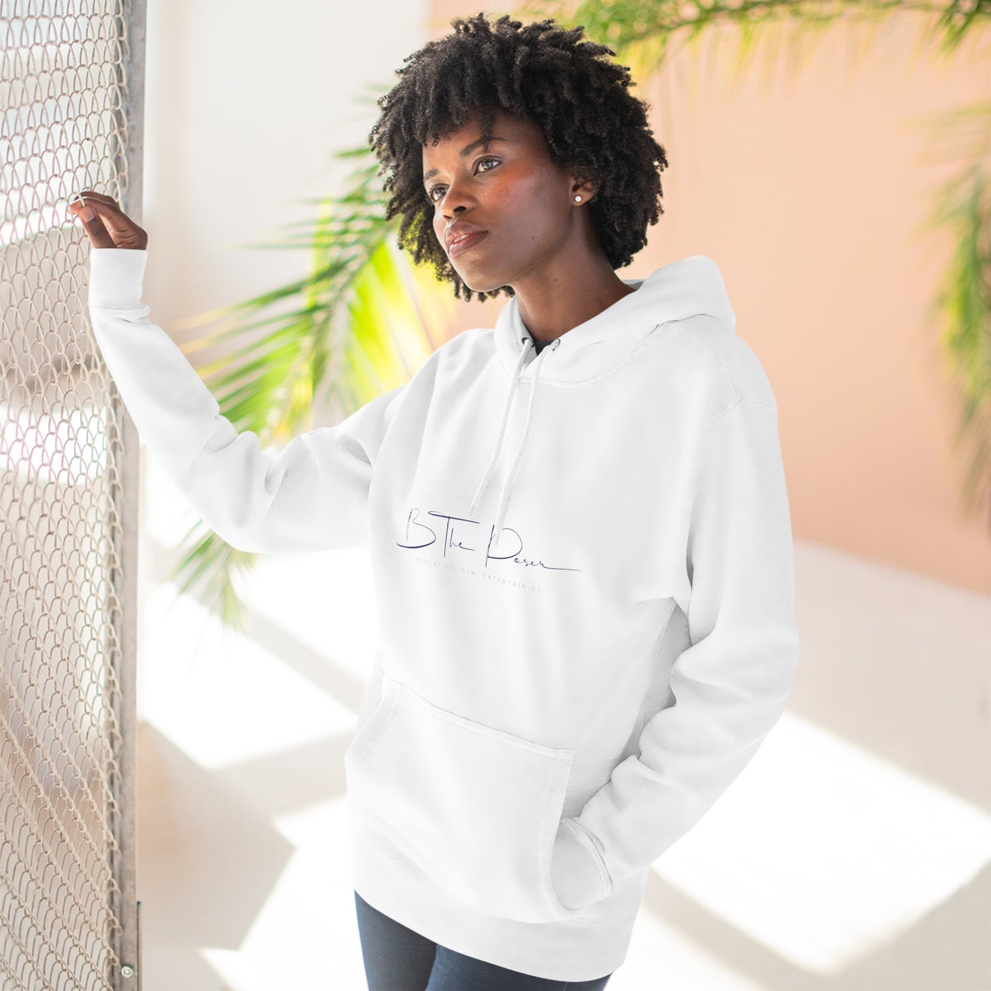 BThePoser Signature Unisex Three-Panel Fleece Hoodie